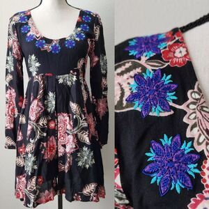 RARE One Of A Kind Raga Salesman Sample Womens Small Indie Floral Skirted Romper